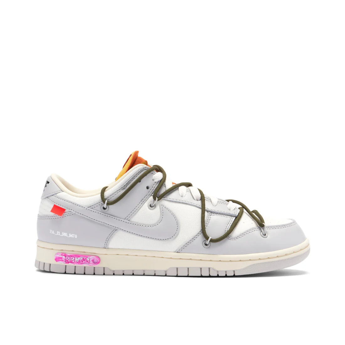 DUNK LOW OFF_WHITE "LOT  22"