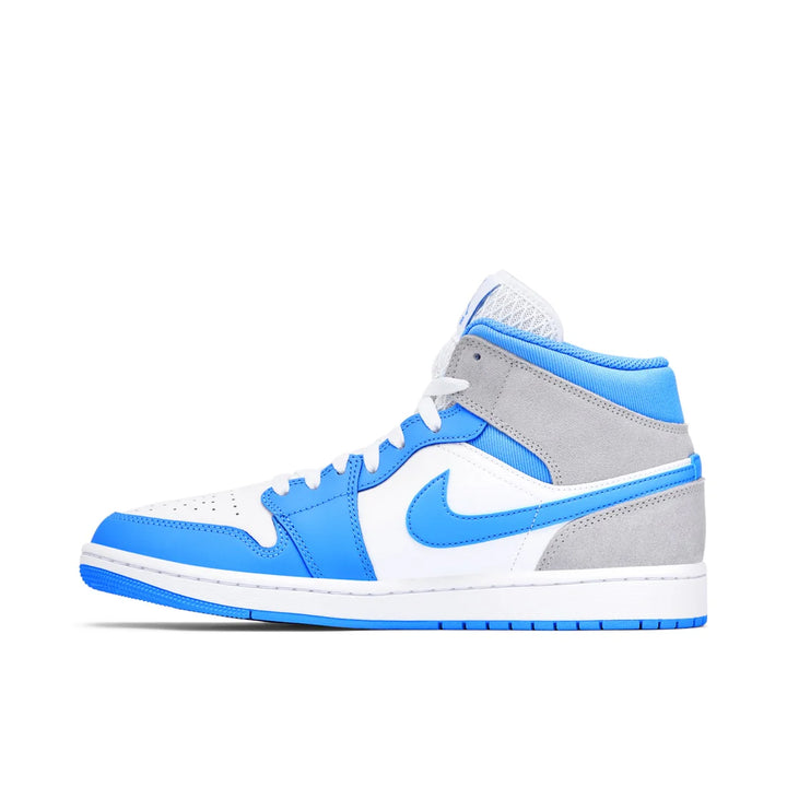 JORDAN 1 MID UNIVERSITY BLUE GREY